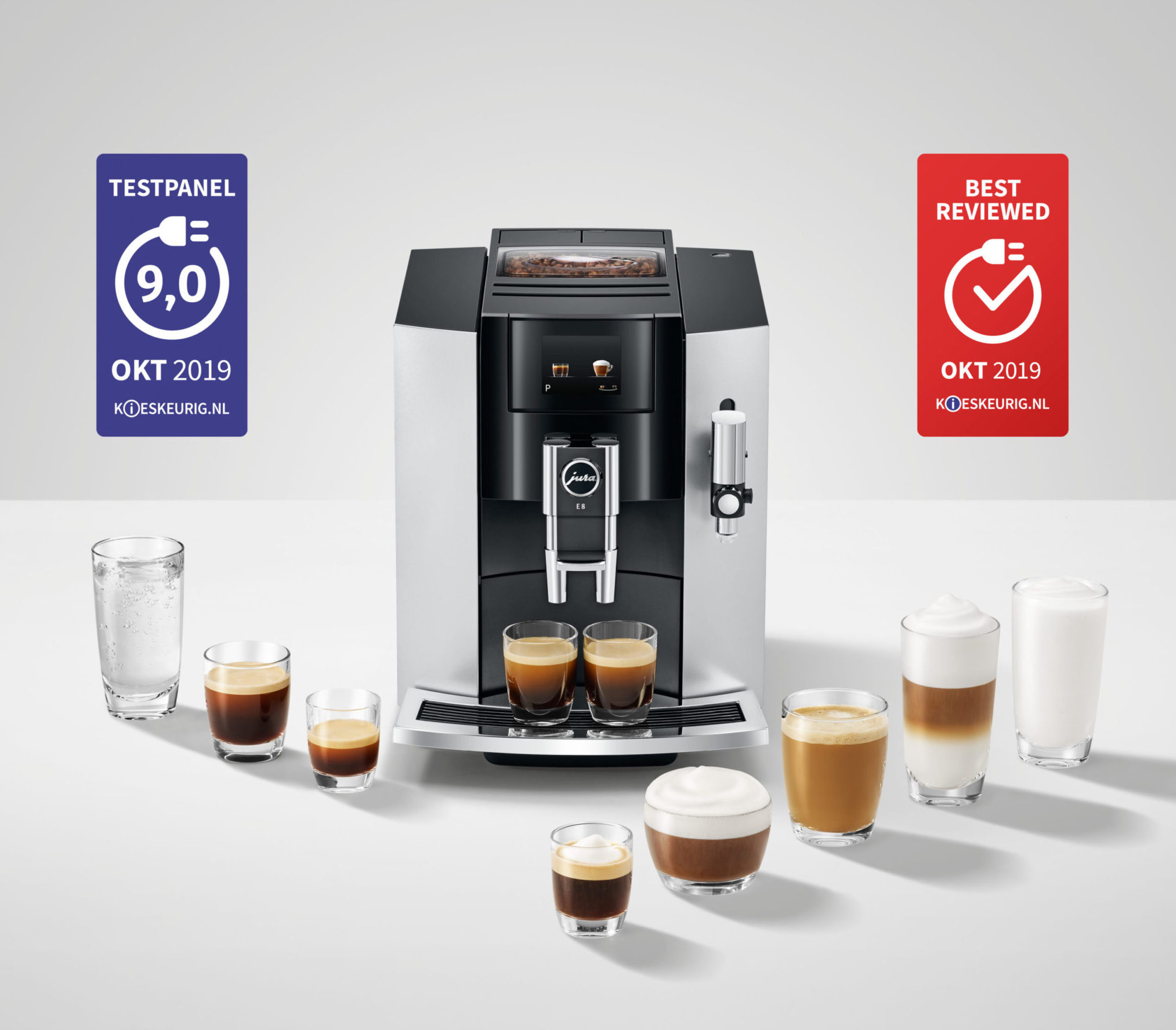 Jura E8 Touch beoordeeld OKT 2019 | Coffee